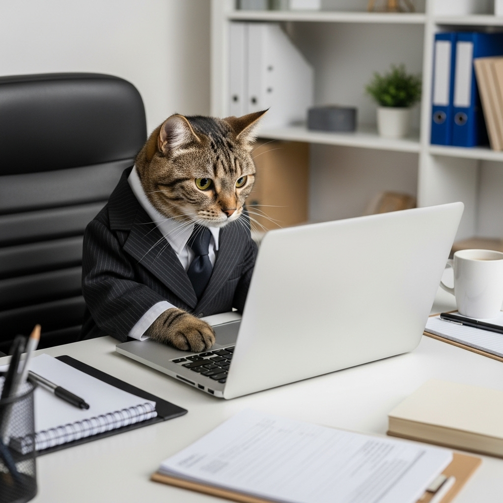 An etax-meow tax support workspace ready for work